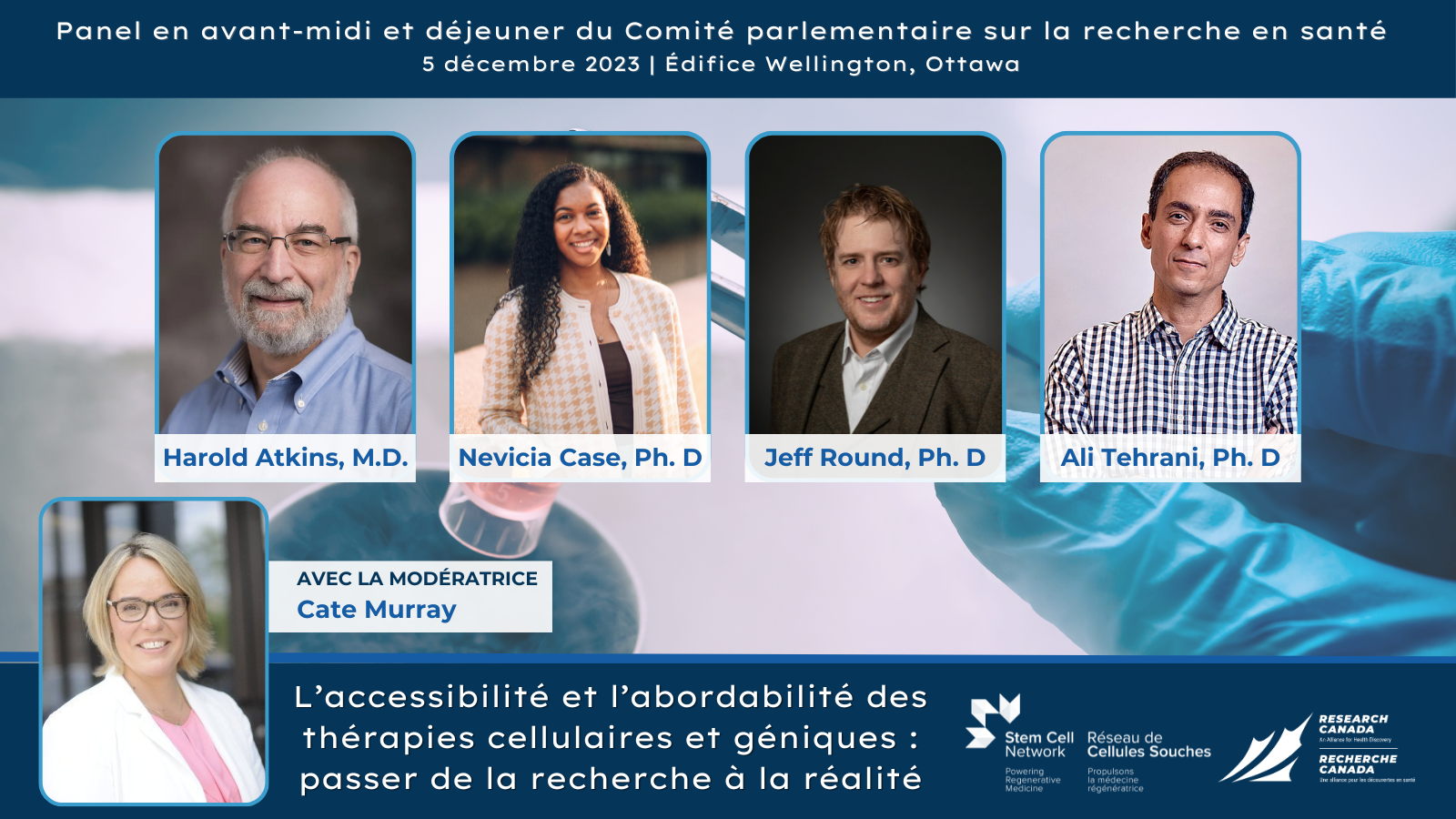 Stem Cell PHRC_Social Panellists and Moderator_FR